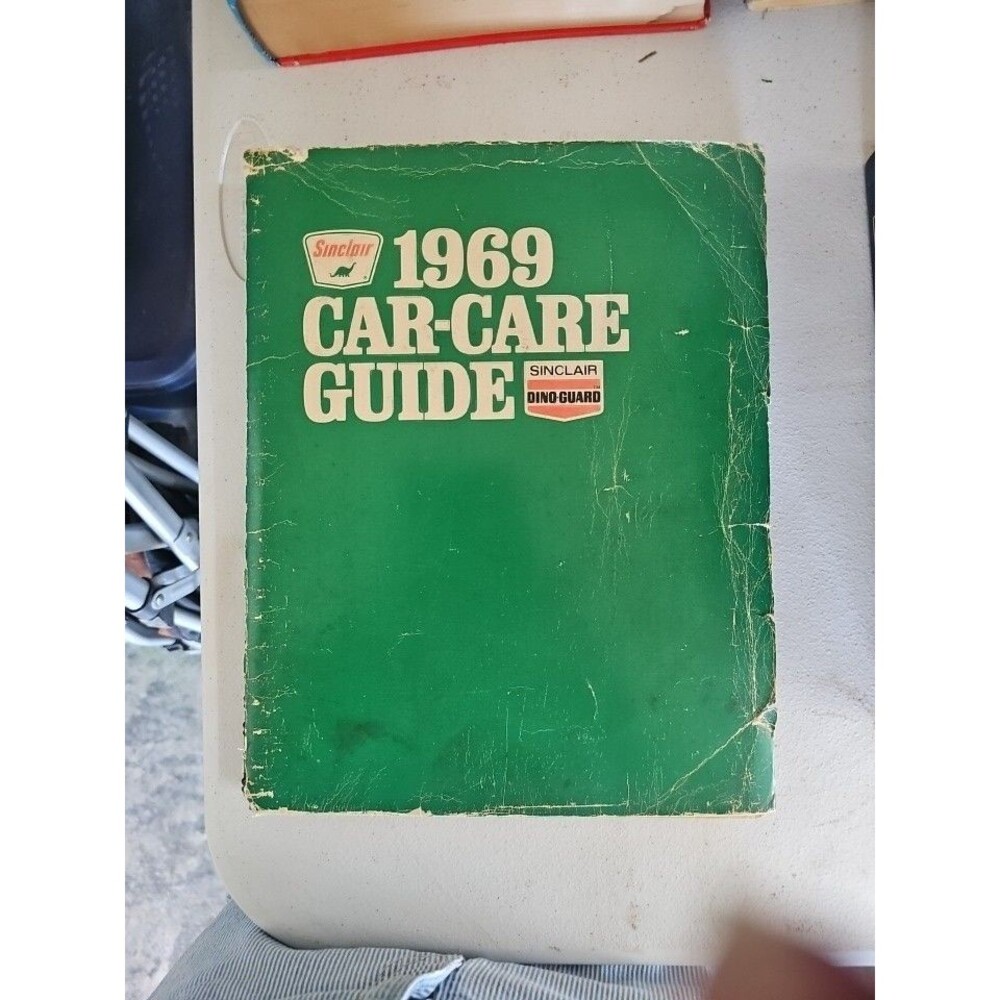 Sinclair Car Care Guide 1968 Spiral Book Sinclair DINO GUARD 338 Pages